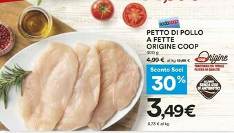 Coop Petto di pollo offerta