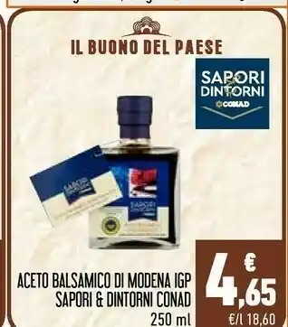 Conad Sapori Conad Aceto Balsamico Di Modena Igp & Dintorni Igp offerta