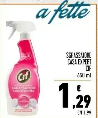 Conad Cif Sgrassatore Casa Expert offerta