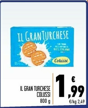 Conad Colussi Il Gran Turchese 800 G(ml) offerta