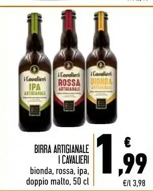 Conad I cavalieri Birra Artigianale Bionda offerta