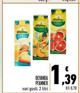 Conad Pfanner Ananas 2000 G(ml) offerta