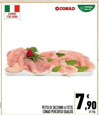 Conad Conad Petto Di Tacchino A Fette Percorso Qualità offerta