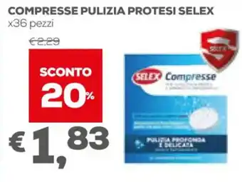 Pan Selex Compresse Pulizia Protesi x36 Pezzi offerta