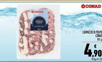Conad Conad Carpaccio Di Polpo 80 G offerta