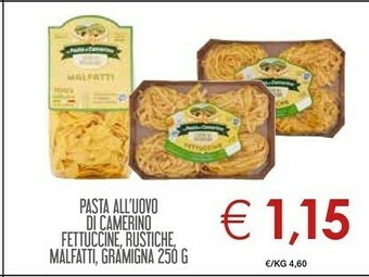 La pasta di camerino Fettuccine All'Uovo 250 G(ml)