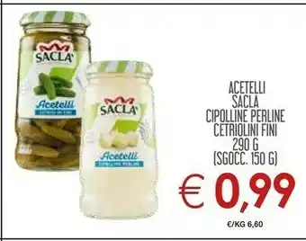 Conad Saclà Cipolline Perline 190 G(ml) offerta
