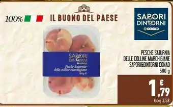 Conad Sapori Conad Pesche Saturina Delle Colline Marchigiane & Dintorni offerta
