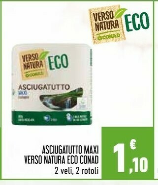 Conad Conad Asciugatutto Maxi Verso Natura Eco offerta
