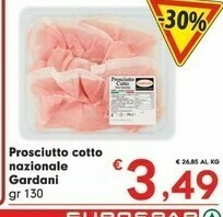 Despar Gardani Prosciutto cotto offerta