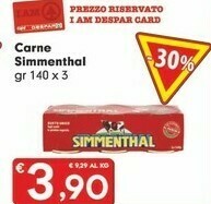 Despar Simmenthal Carne in scatola offerta
