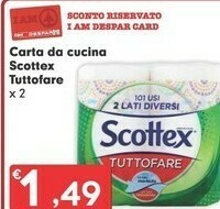 Despar Scottex Rotoli di carta offerta