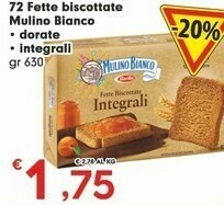 Despar Mulino Bianco Fette biscottate offerta