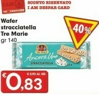 Despar Tre Marie Wafer offerta