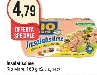 Supermercati Gulliver Rio Mare Insalatissime offerta