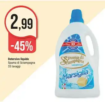 Supermercati Gulliver Spuma di Sciampagna Detersivo lavatrice offerta