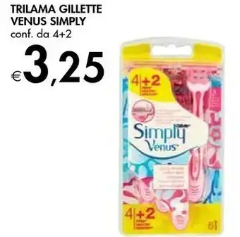 Bennet Gillette Trilama Venus Simply offerta