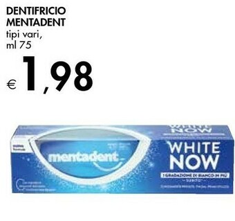 Bennet Mentadent Dentifricio offerta