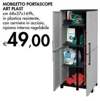 Bennet Art plast Mobiletto Portascope offerta