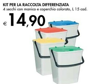 Bennet Kit Per La Raccolta Differenziata offerta