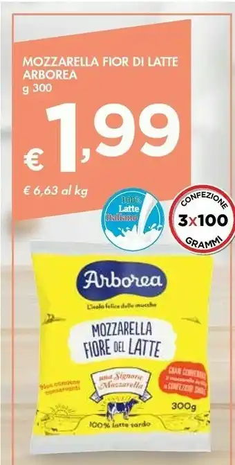 Bennet Arborea Mozzarella Fiore Del Latte 300 G(ml) offerta