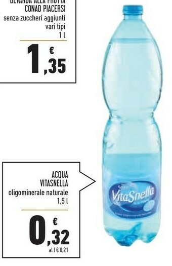 Conad Superstore Vitasnella Acqua offerta
