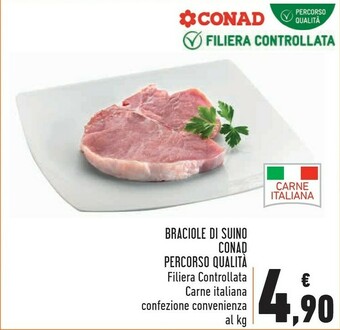 Conad City Conad Braciole Di Suino Percorso Qualita offerta