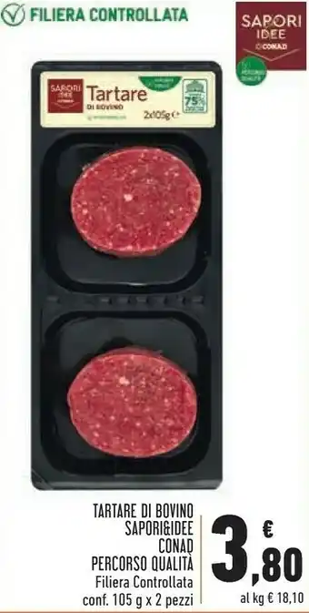 Conad City Sapori Conad Tartare Di Bovino &idee Percorso Qualita offerta