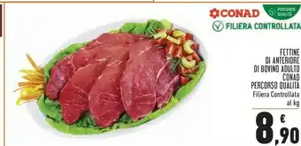 Conad City Fettine Di Anteriore Di Bovino Adulto Conaq Percorso Qualità offerta