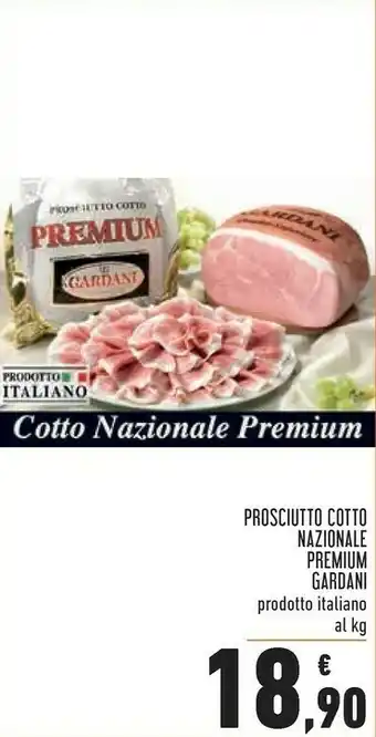 Conad City Gardani Prosciutto Cotto Nazionale Premium offerta