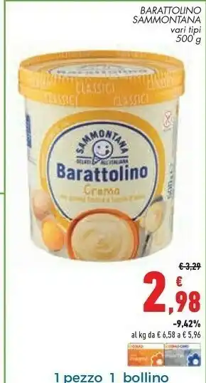 Conad City Sammontana Barattolino Crema 500 G(ml) offerta