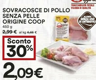 Coop Coop Sovracosce Di Pollo Senza Pelle offerta