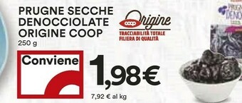 Coop Coop Prugne Secche Denocciolate offerta