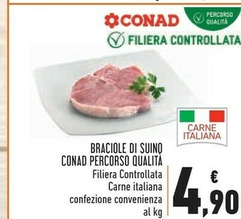 Conad Braciole di Suino offerta