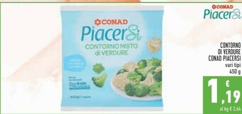 Conad Conad - Contorno Misto Di Verdure Piacersi 450 G(ml) offerta