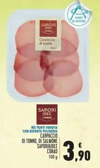 Conad Conad - Carpaccio Di Salmone 100 G(ml) offerta