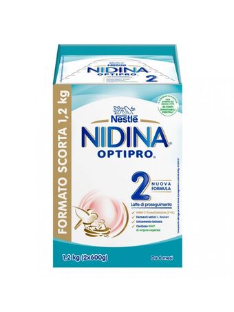 Prenatal Nestlé nidina optipro 2 da 6 mesi latte di proseguimento in polvere - 1.2 kg (2x600g) offerta