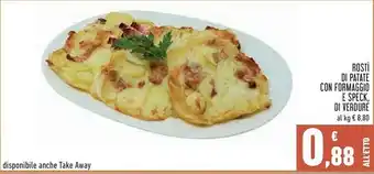 Conad Rostì Di Patate Con Formaggio E Speck/ Di Verdure offerta