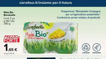 Carrefour Market Mais bio bonduelle offerta