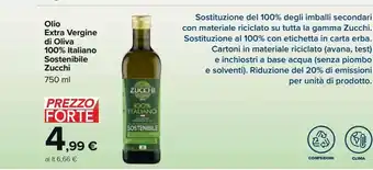 Carrefour Market Olio extra vergine di oliva zucchi offerta