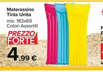 Carrefour Market Materassino tinta unita offerta