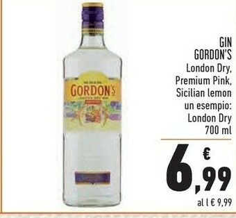 Conad Gordon's London Dry Gin 700 G(ml) offerta