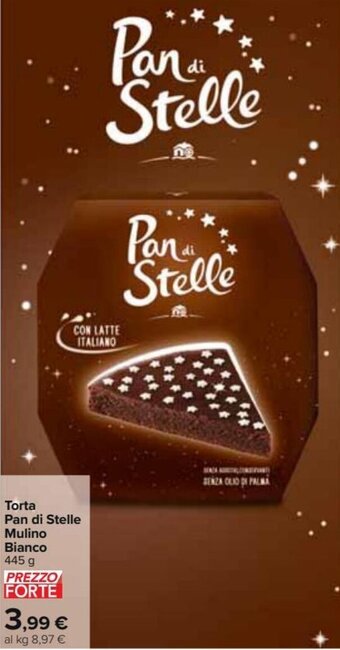 Carrefour Market Torta pan di stelle mulino bianco 445 g offerta
