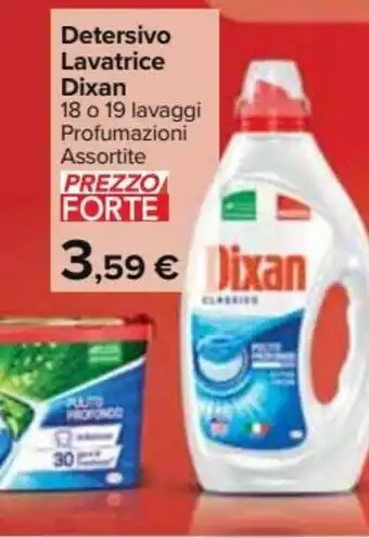 Carrefour Market Detersivo lavatrice dixan offerta