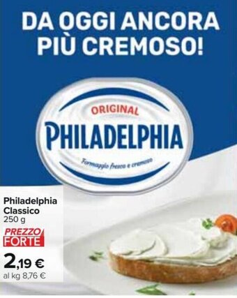 Philadelphia classico 250 g