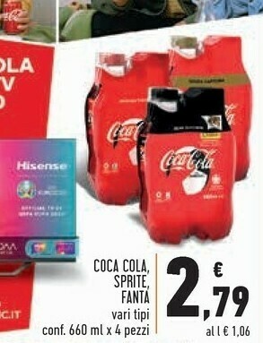 Conad Coca Cola/ Sprite/ Fanta offerta