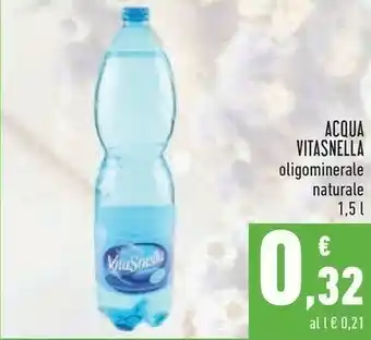 Conad Vitasnella Acqua Pura E Naturale Oligominerale 1500 G(ml) offerta