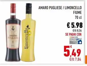 Conad City Amaro pugliese/ limoncello fiume offerta