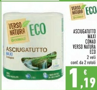 Conad Conad Asciugatutto Maxi Verso Natura Eco offerta
