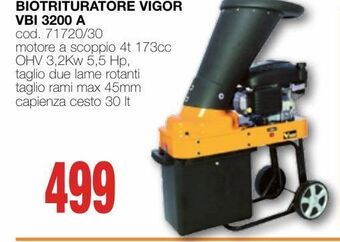 Biotrituratore vigor vbi 3200 a